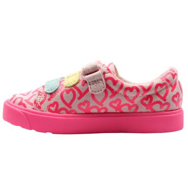 CLARKS CITYLANE K SHOE - PINK F